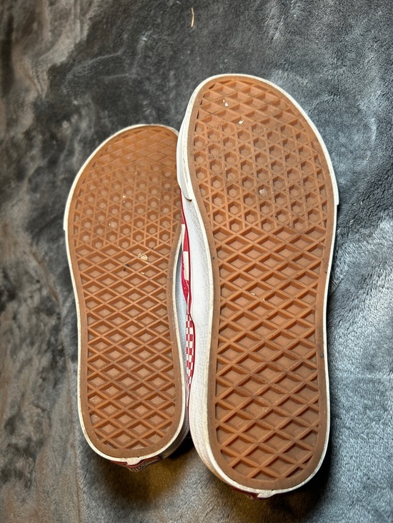 Vans Red Checkered Slip-On Shoes size 7 - Picture 4 of 7